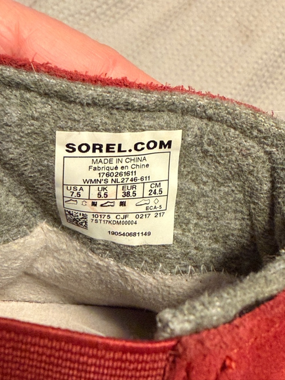 Sorel Burgundy Leather Pull On Ankle Booties - Picture 4 of 4
